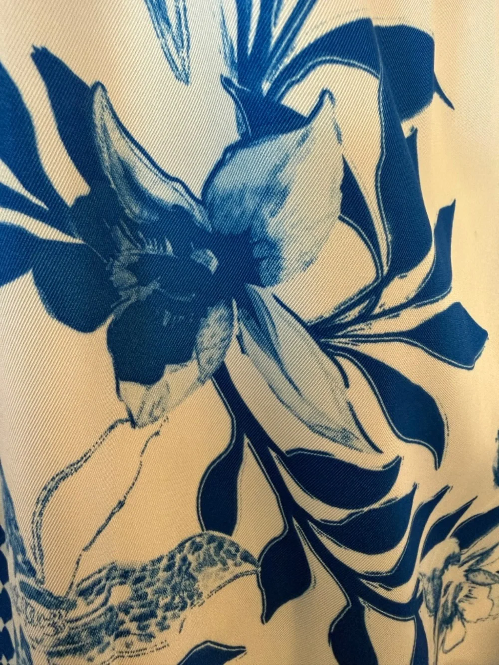 I.N.C. International Matching Blue White Floral 2-Piece set Size L NWOT/NWT